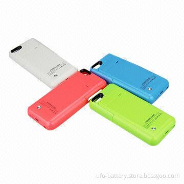 Portable Power Bank Cases for iPhone 5S/C with 2,200mAh Capacity, 136 x 63 x 14mm Dimensions
